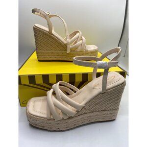 Circus Women's Irene Strappy Espadrille Platform Wedge Sandals Size 7.5M NWB